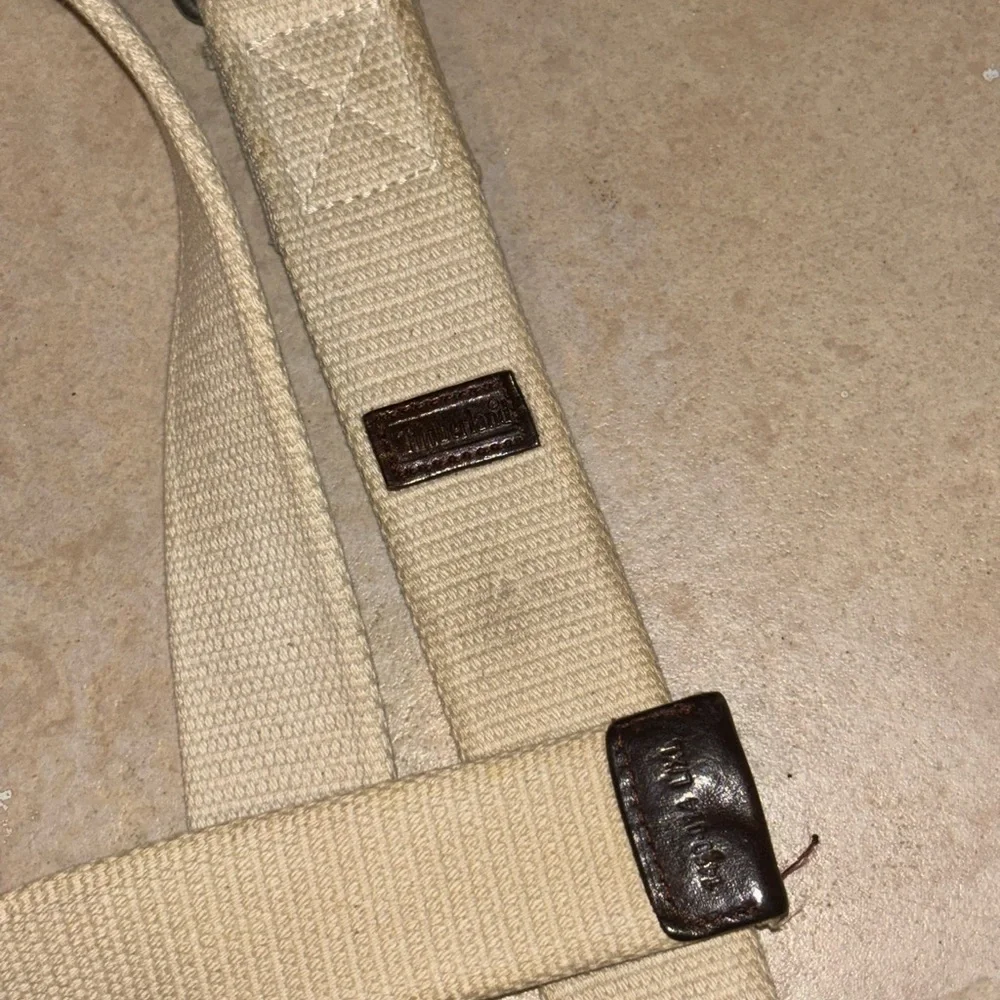 Timberland Cream and Dark Brown Knit Accessory